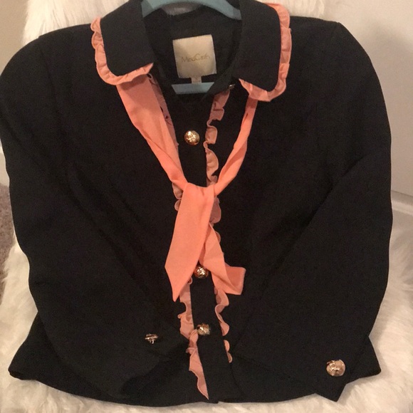 ModCloth Black and Pink Blazer - Picture 2 of 4